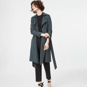 Club Monaco Elila Trench in Green